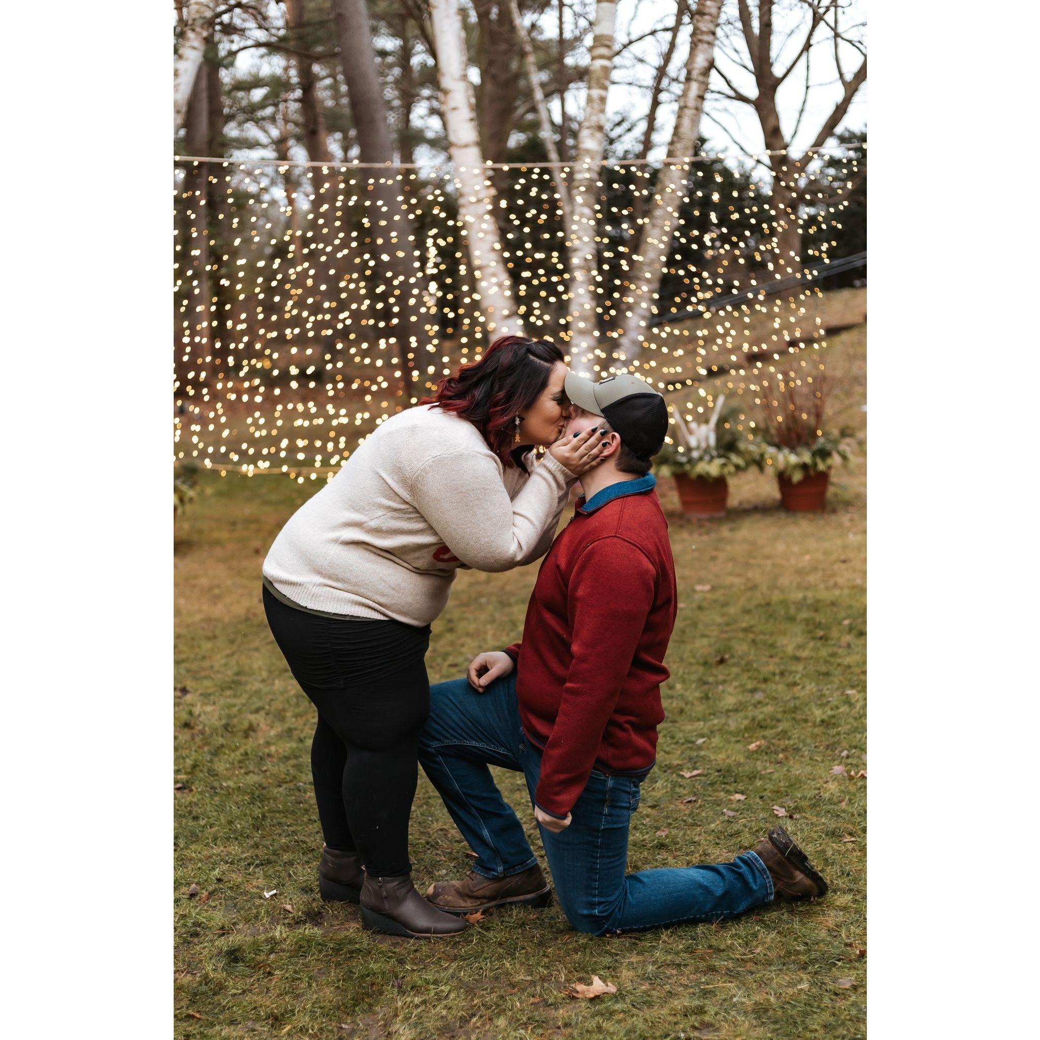 December 11th Proposal at Dow Gardens