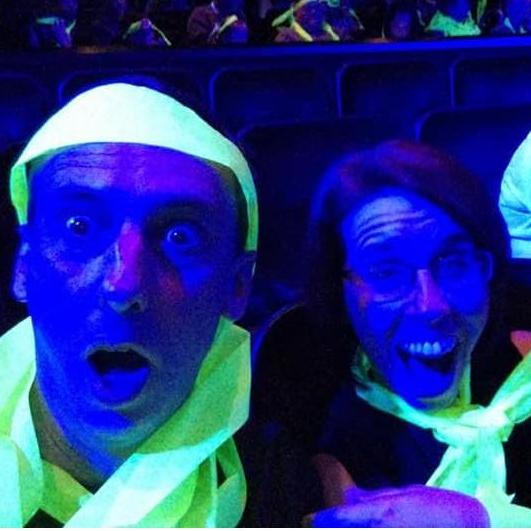 Blue Man group in Vegas