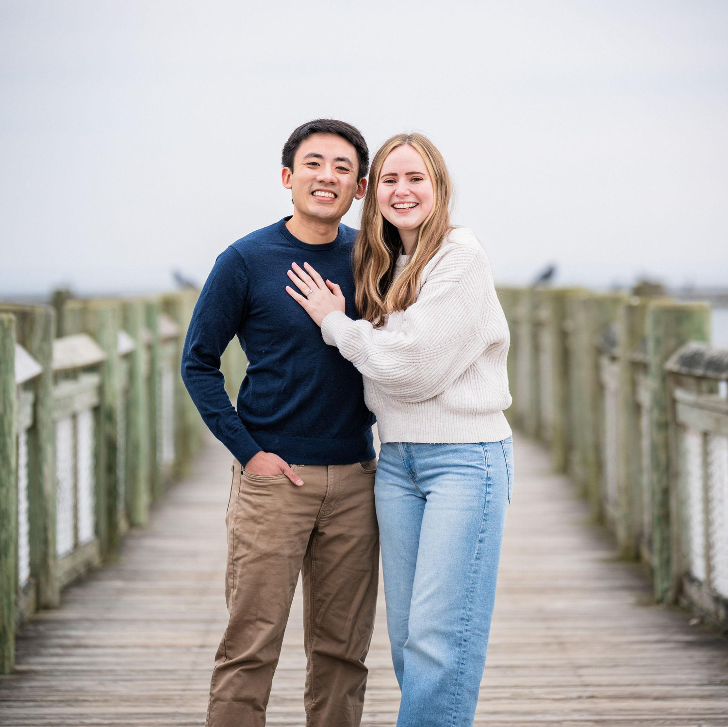 Engagement Shoot at Walnut Beach, CT - February 2026