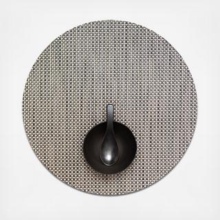 Basketweave Round Placemat, Set of 4