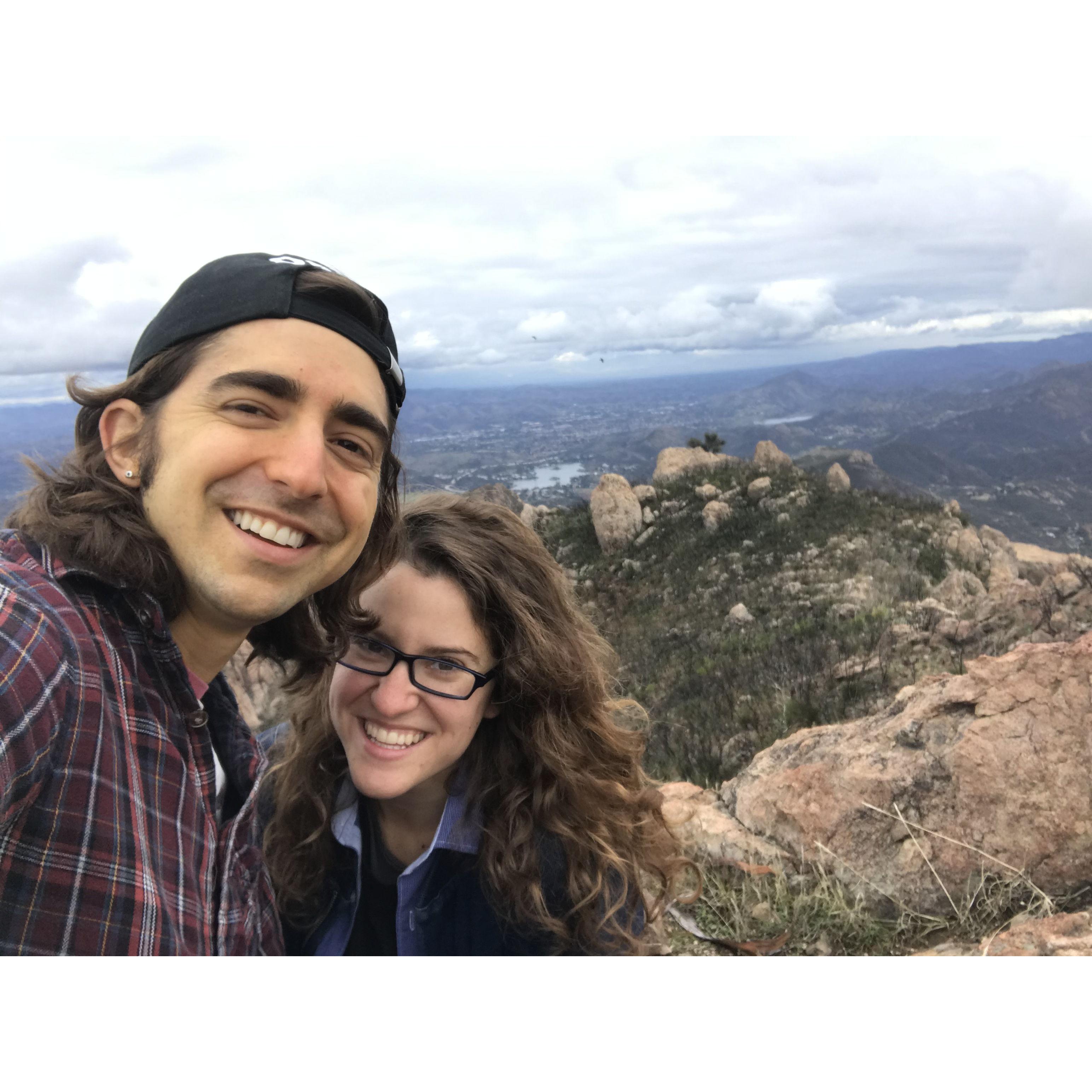 We first told each other "I love you" at this hike :)