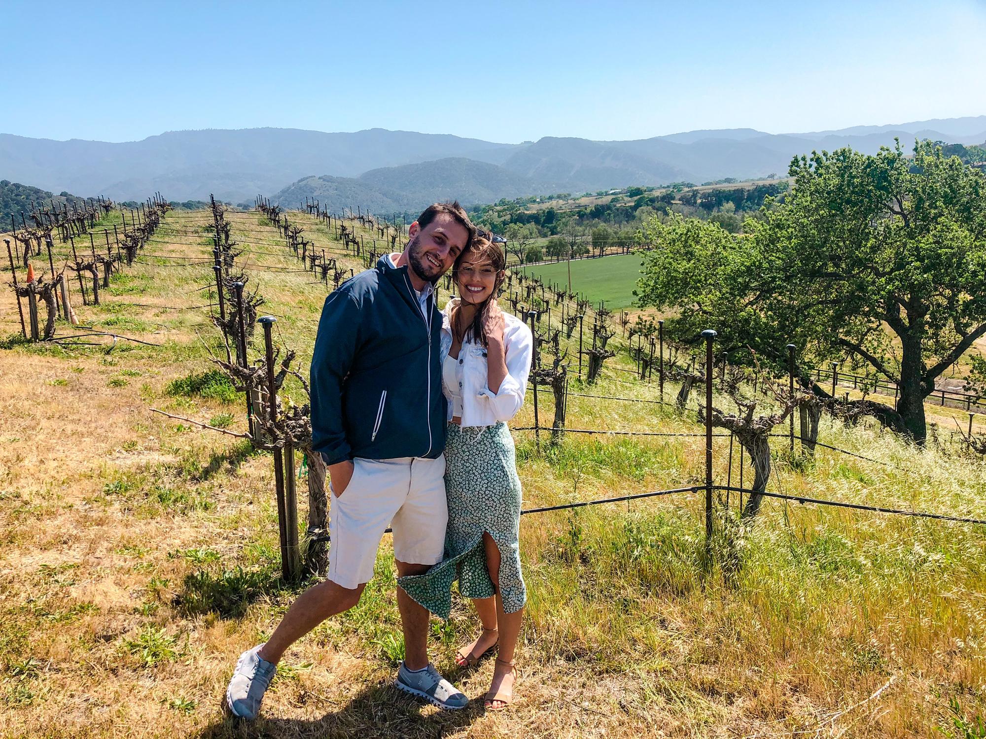 Wine tasting in Santa Barbara.