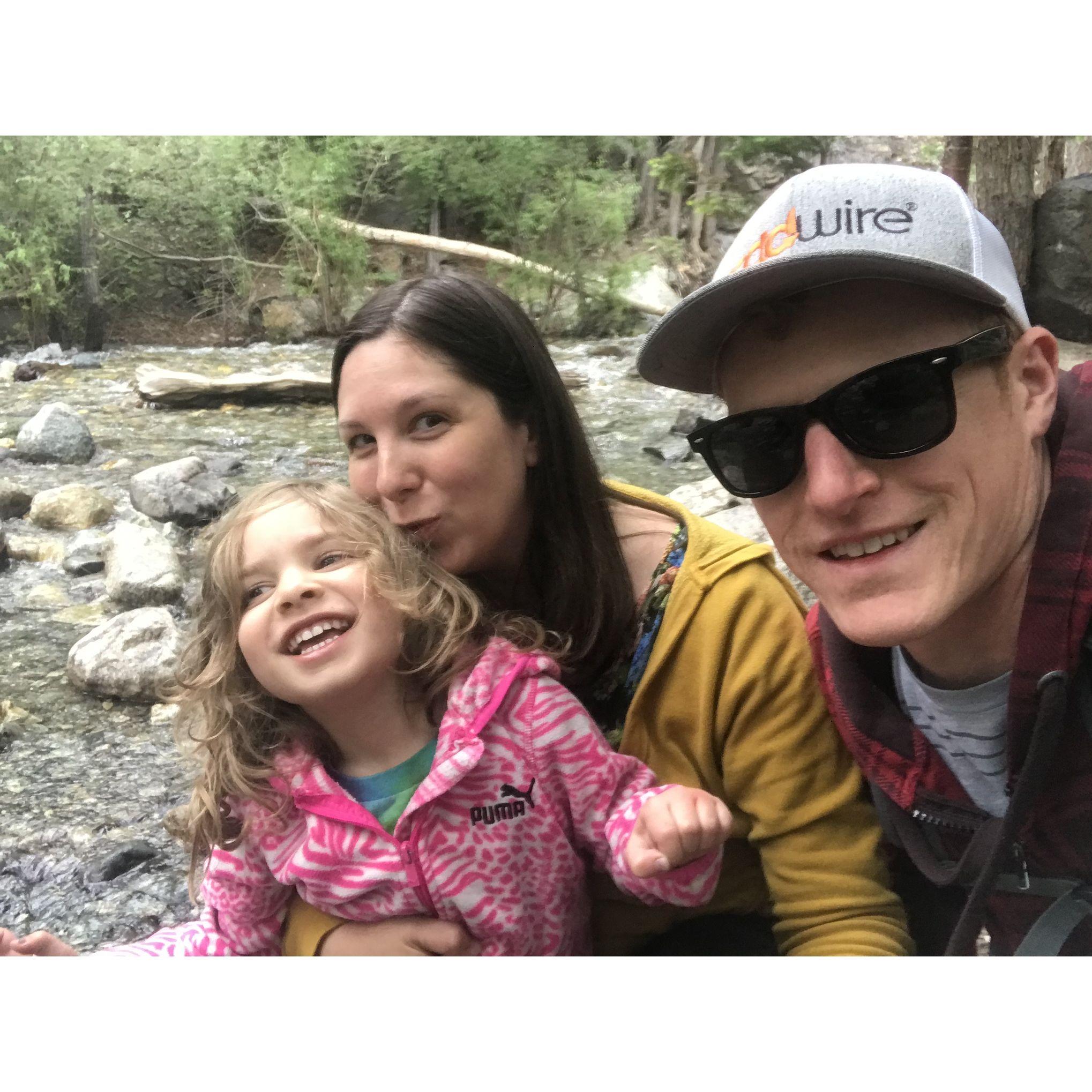 This is us hiking near the Great Sand Dunes in Southern CO.