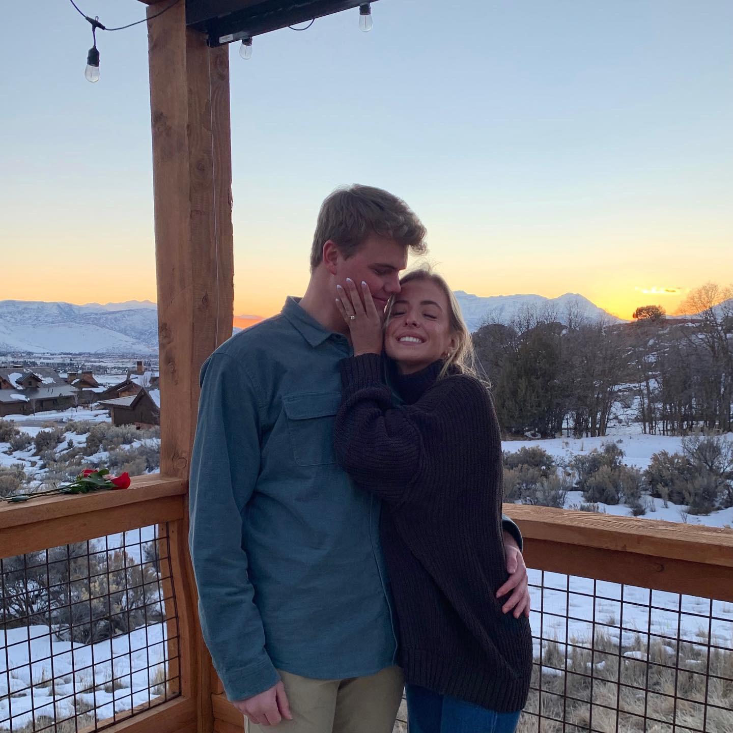 THE ENGAGEMENT: McKay met up with Grace's sisters and scouted out the perfect place to propose. Grace thought she was getting Galentine's dinner with her sisters and was so shocked to see McKay!