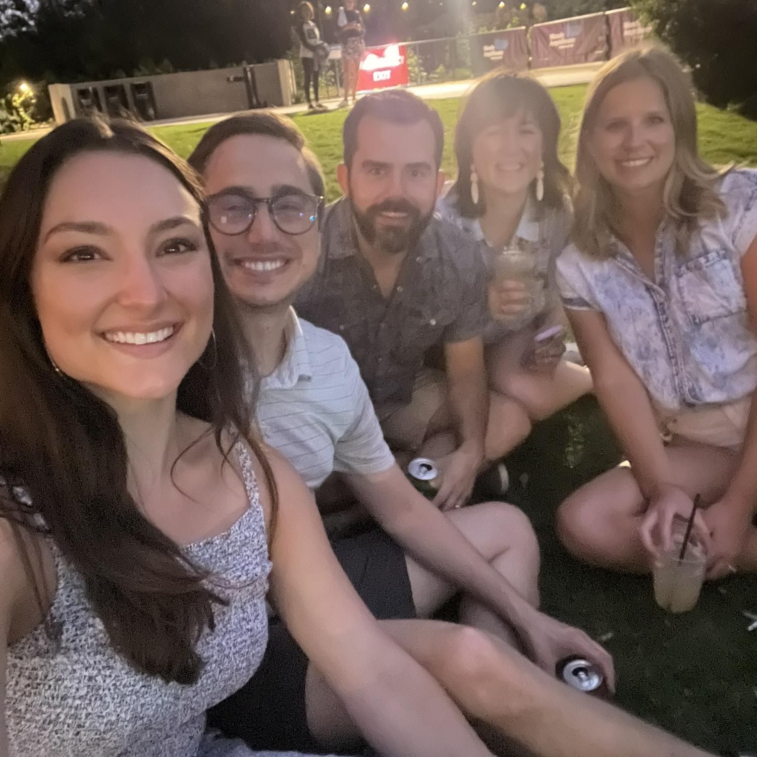 Lawn concert with friends (I napped)