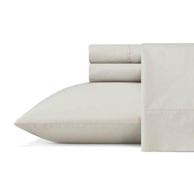 King Organic Cotton Solid Sheet Set Gray - ED by Ellen DeGeneres