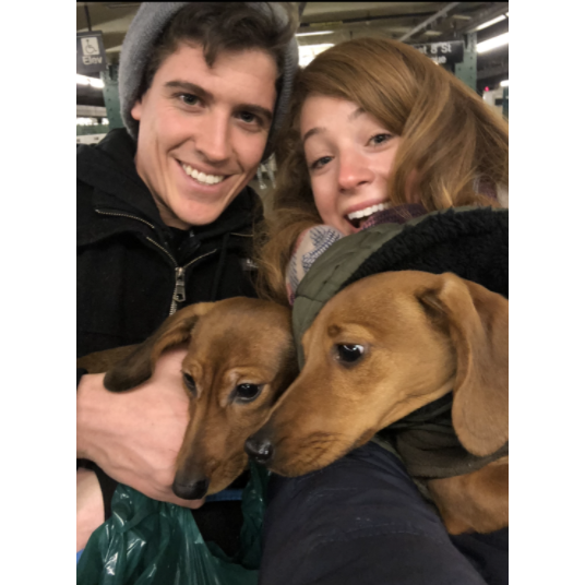 The day we took Jack home! Jack is on the left and Dash on the right. Both boys were adopted in NYC in Greenwich Village.