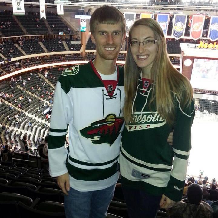 We live in "the State of Hockey" so naturally a few Wild games have been attended.