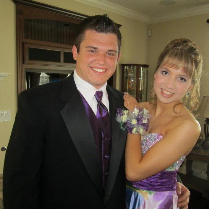 Our first formal together...Junior Prom!