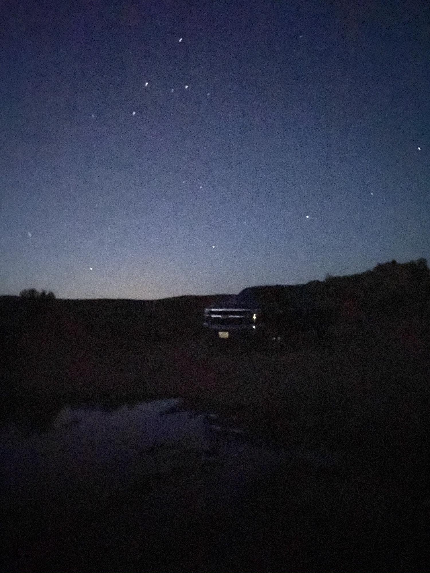 The night sky in Gunnison