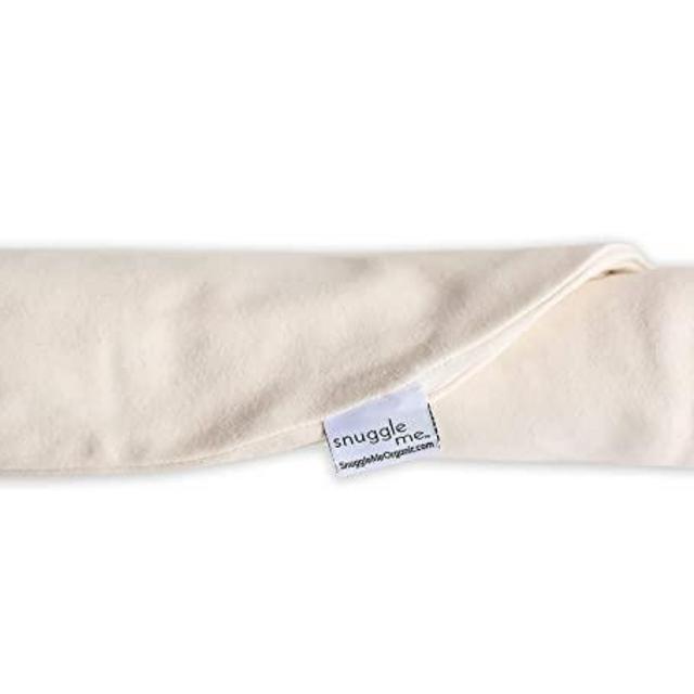 Snuggle Me Extra Organic Cotton Cover for The Snuggle Me Infant Padded Loungers with Center Sling, Natural
