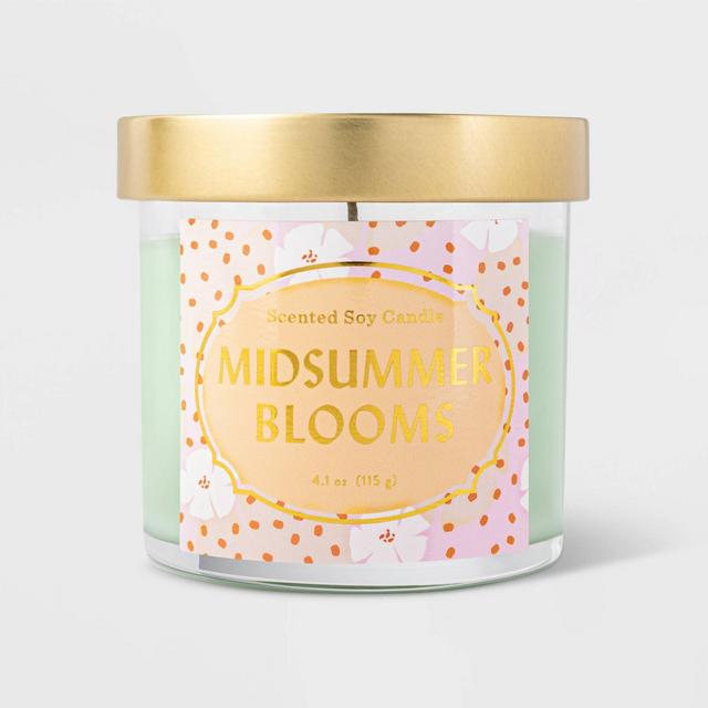 4.1oz Lidded Jar Midsummer Blooms Candle - Opalhouse™