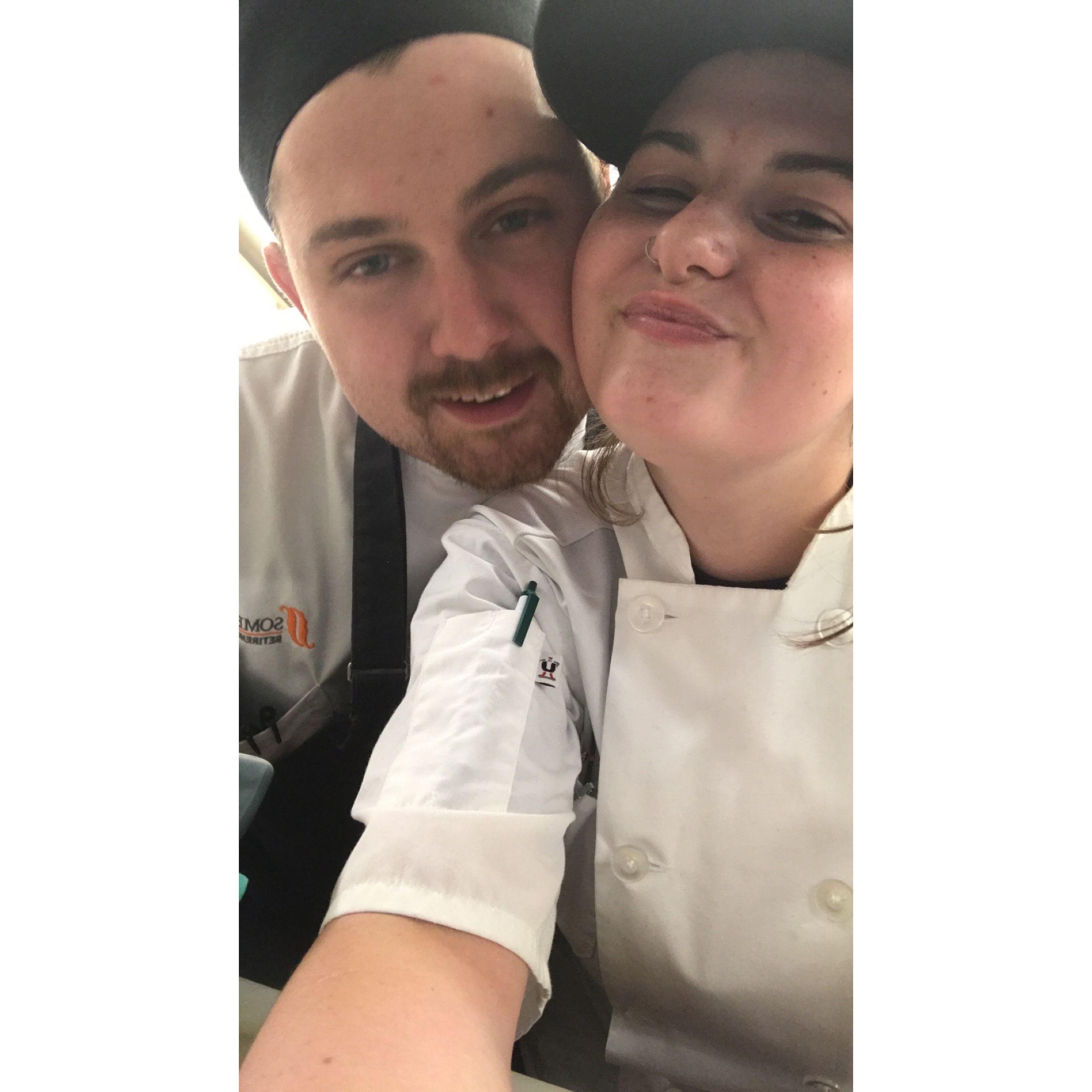 Two city chefs falling in love
