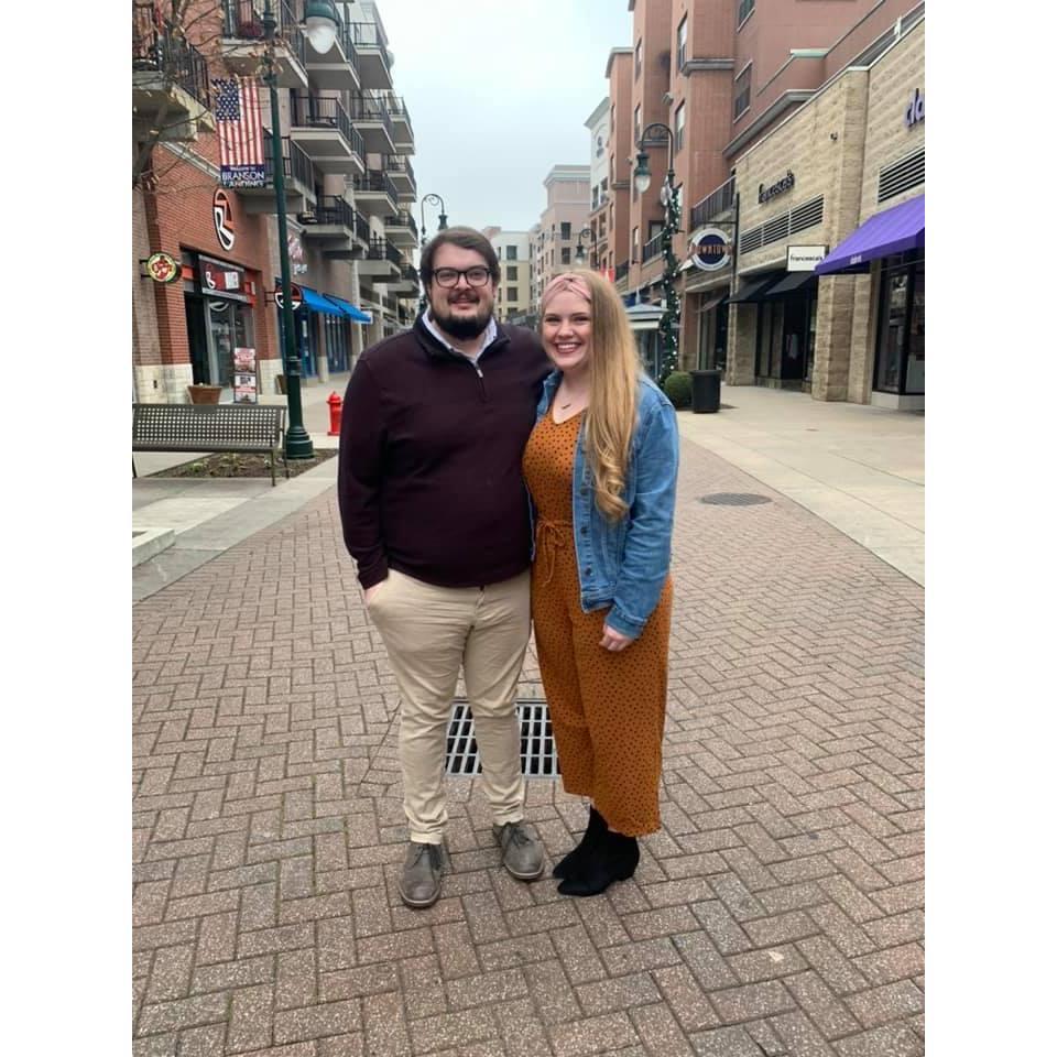 In Branson, right before the proposal!