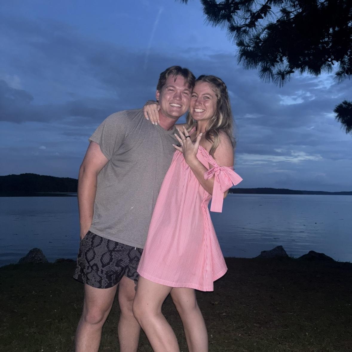 The day we got engaged! Will never forget 5/30/2026!!!