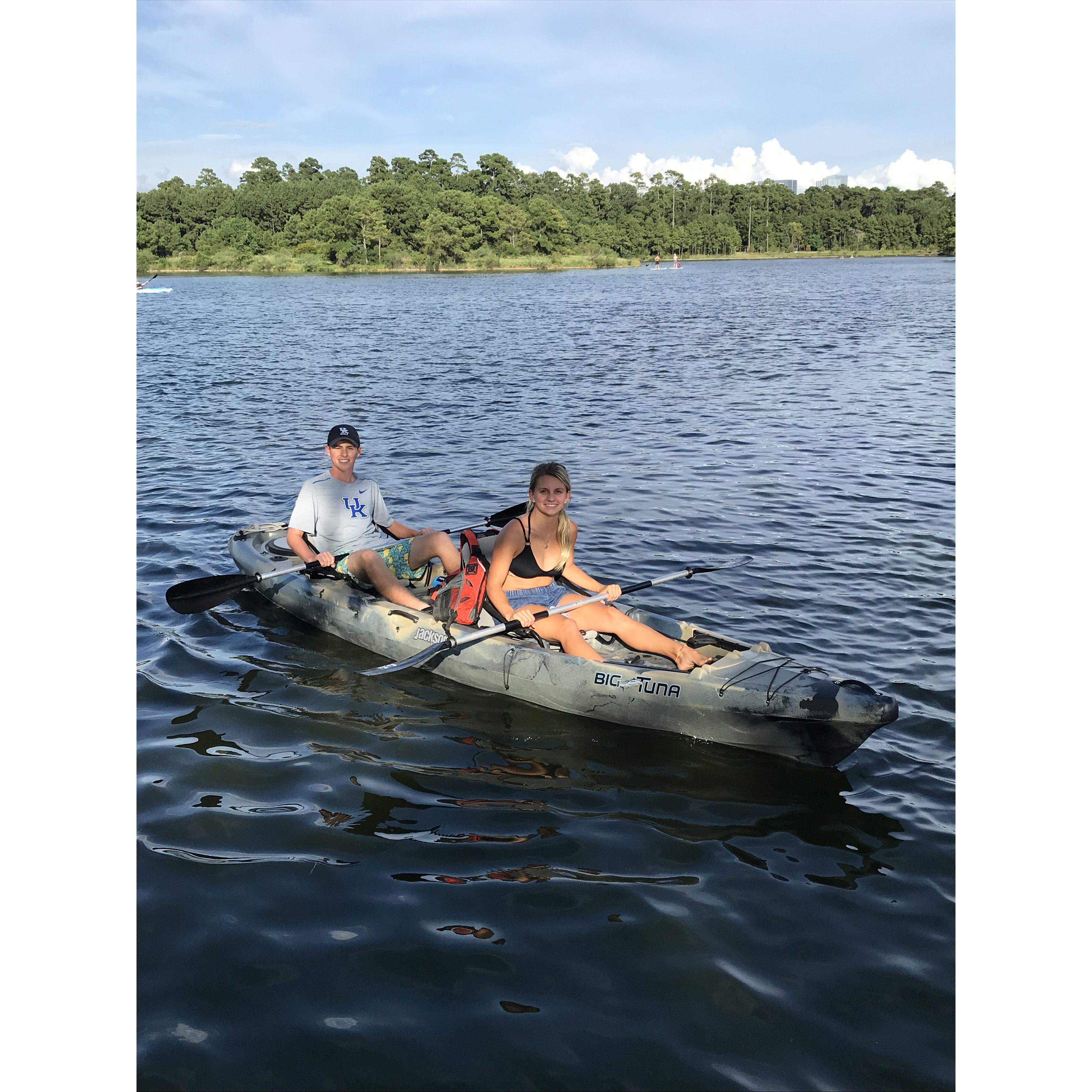 Kayaking in Texas