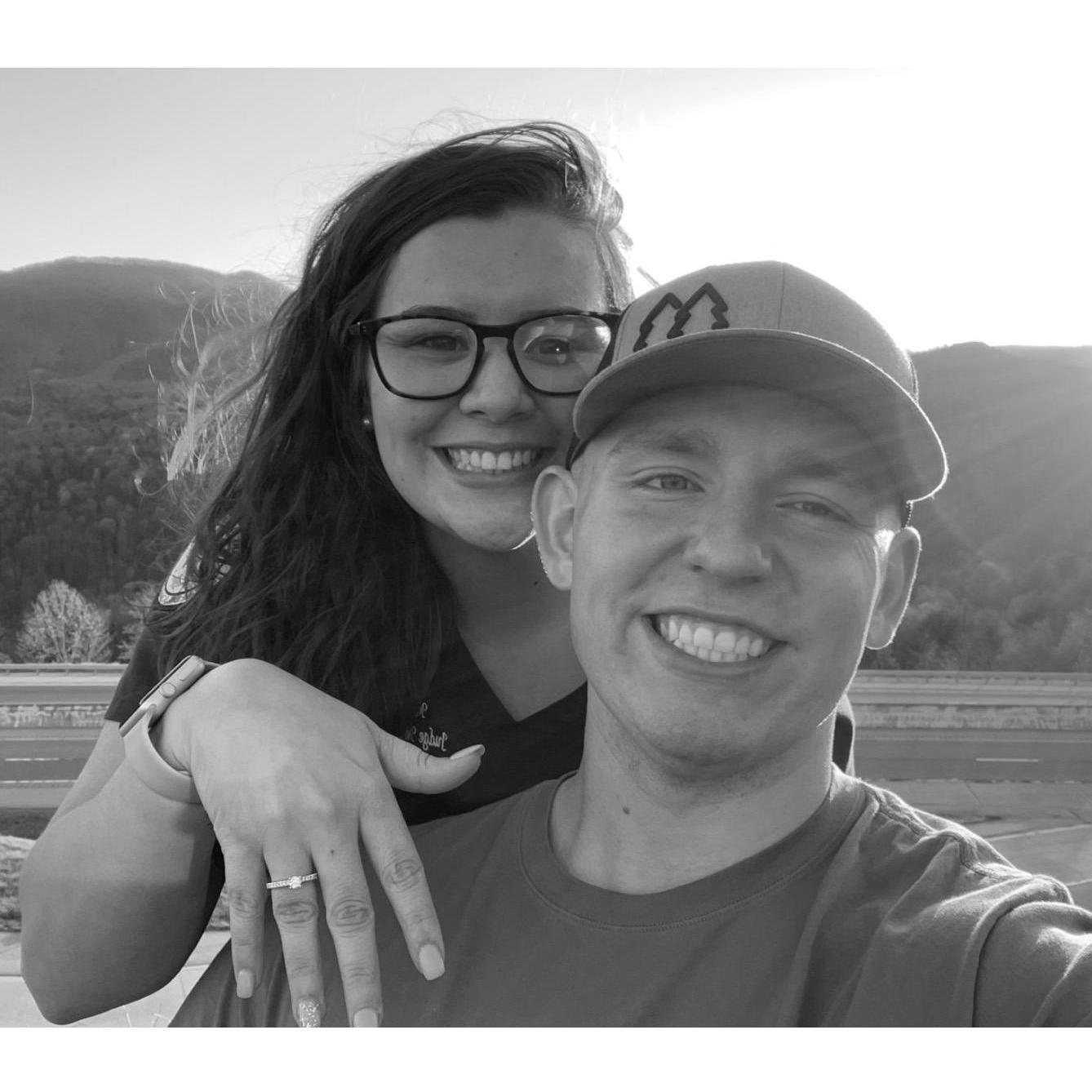 He popped the question!