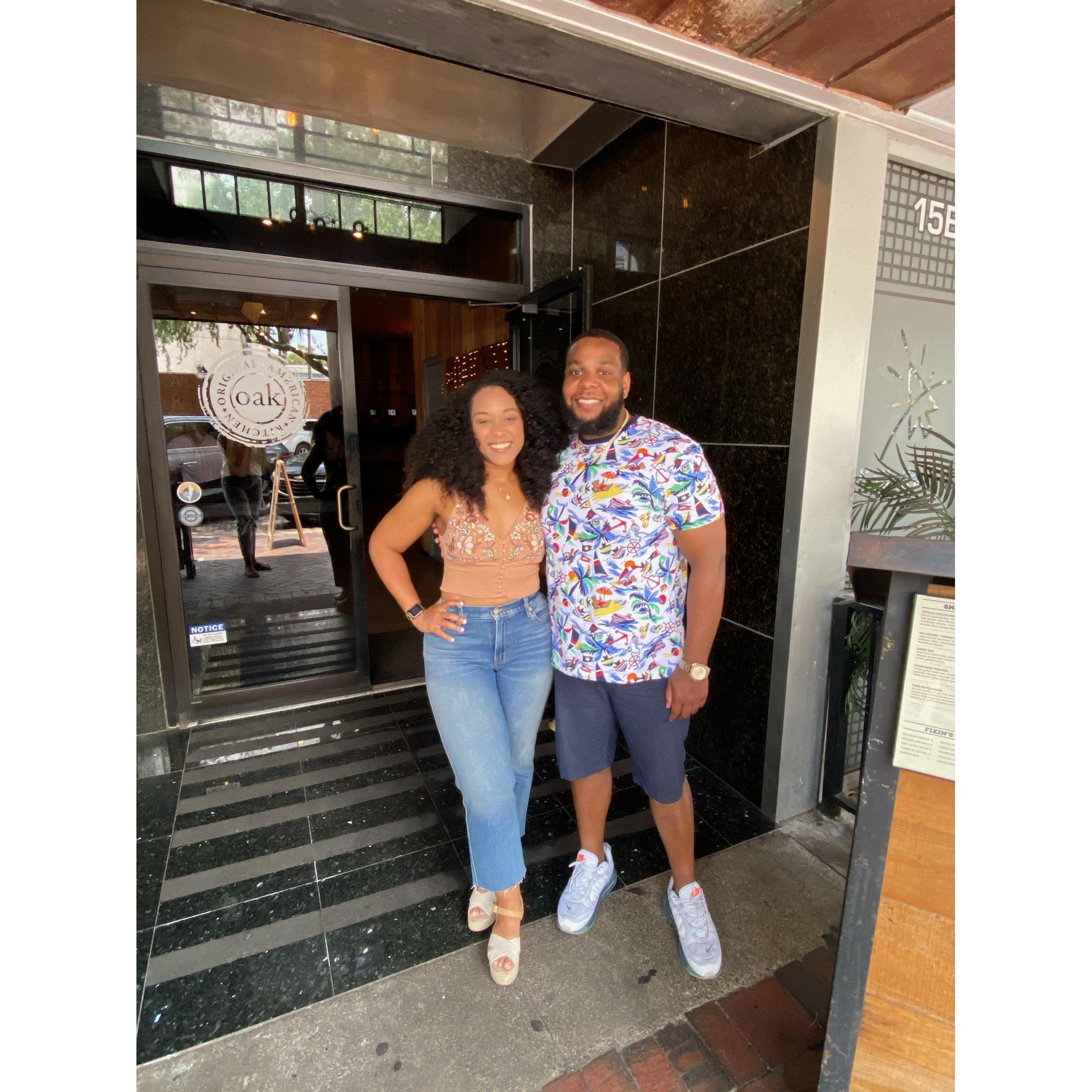 Alfred came to Gainesville, FL to celebrate Joanna's birthday while she was in training for her residency