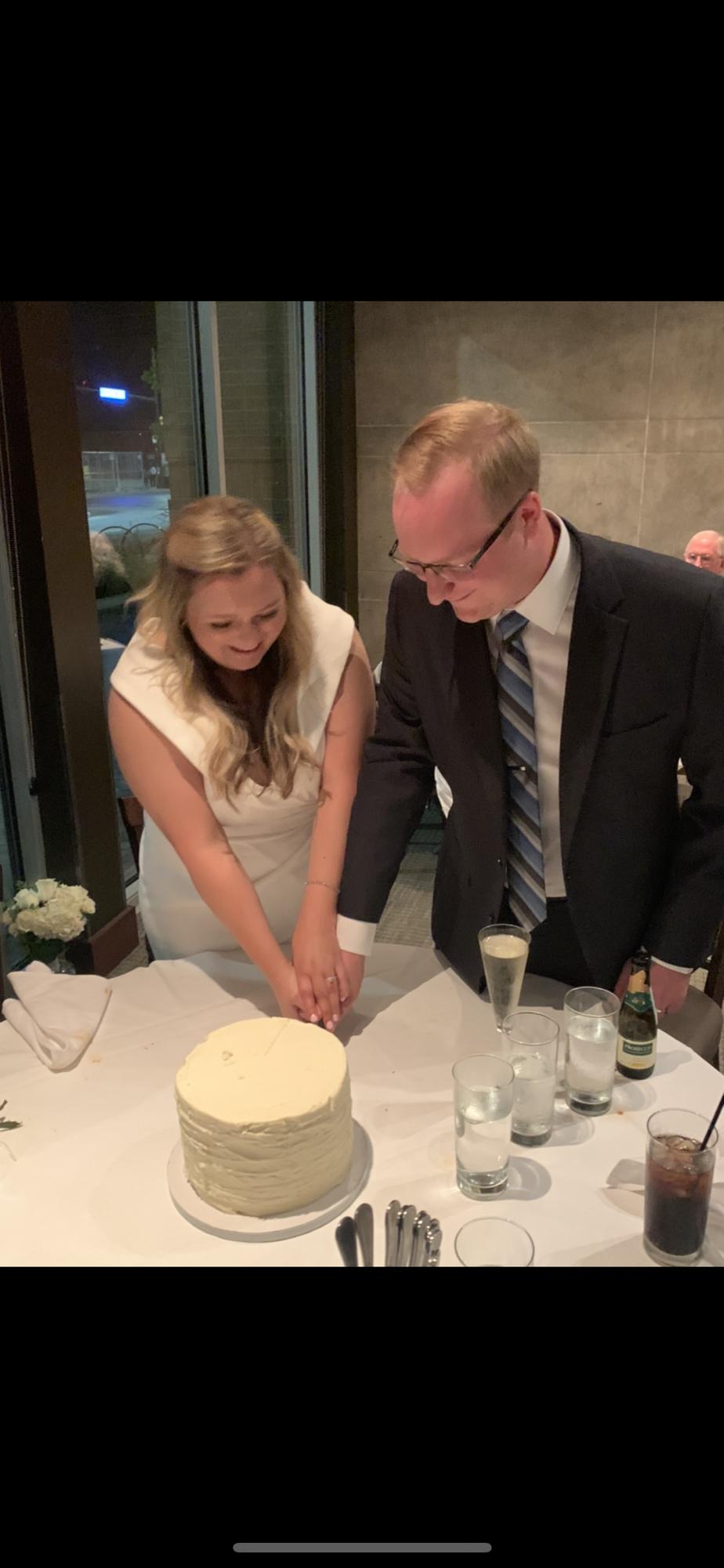 The cake was made by a friend I had in high school. She opened a bakery in Columbus and the cake was AMAZING.