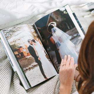 Hardcover Wedding Photo Book Gift Card