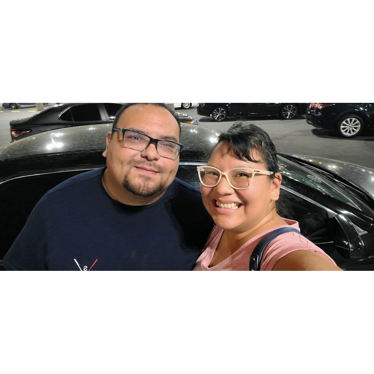 Last pic of his old car and all of the roadtrips she held