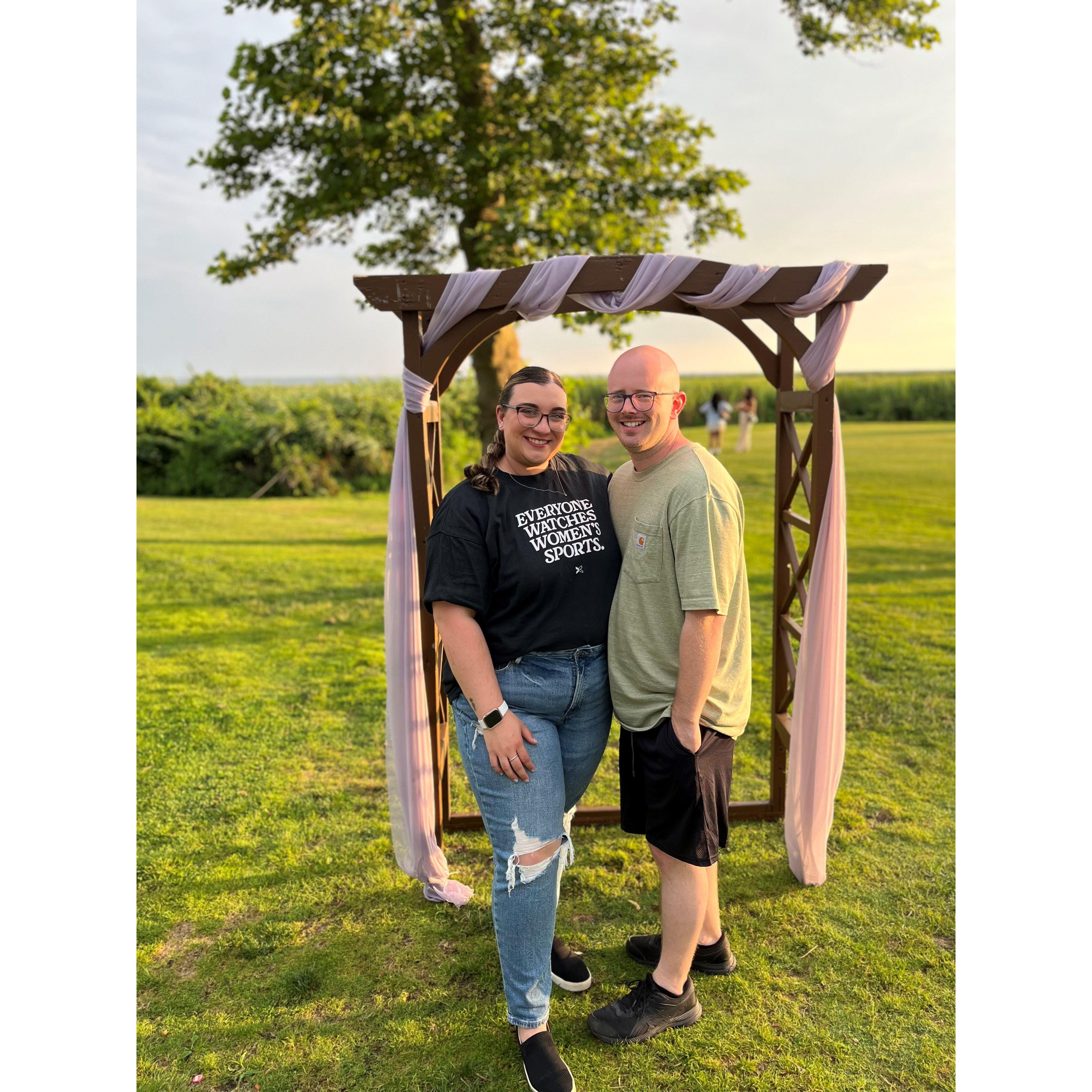 07.18.2024 ~ Visiting the wedding venue for the food tasting