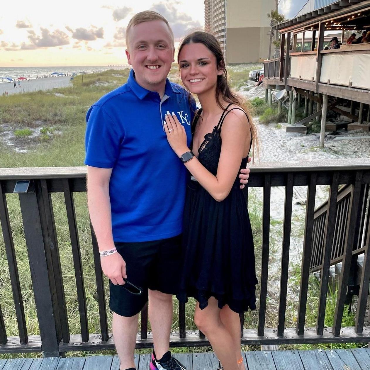 Family vacation in Florida... always showing off my ring!