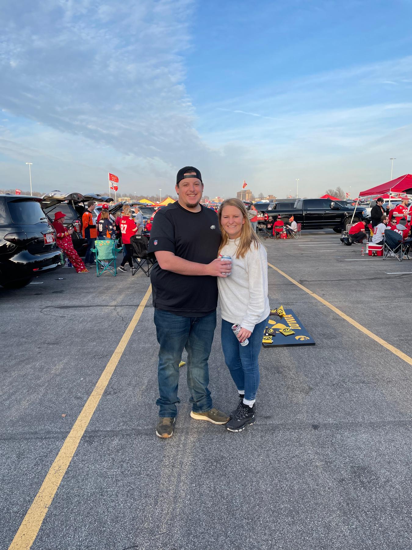 Football game in Kansas City