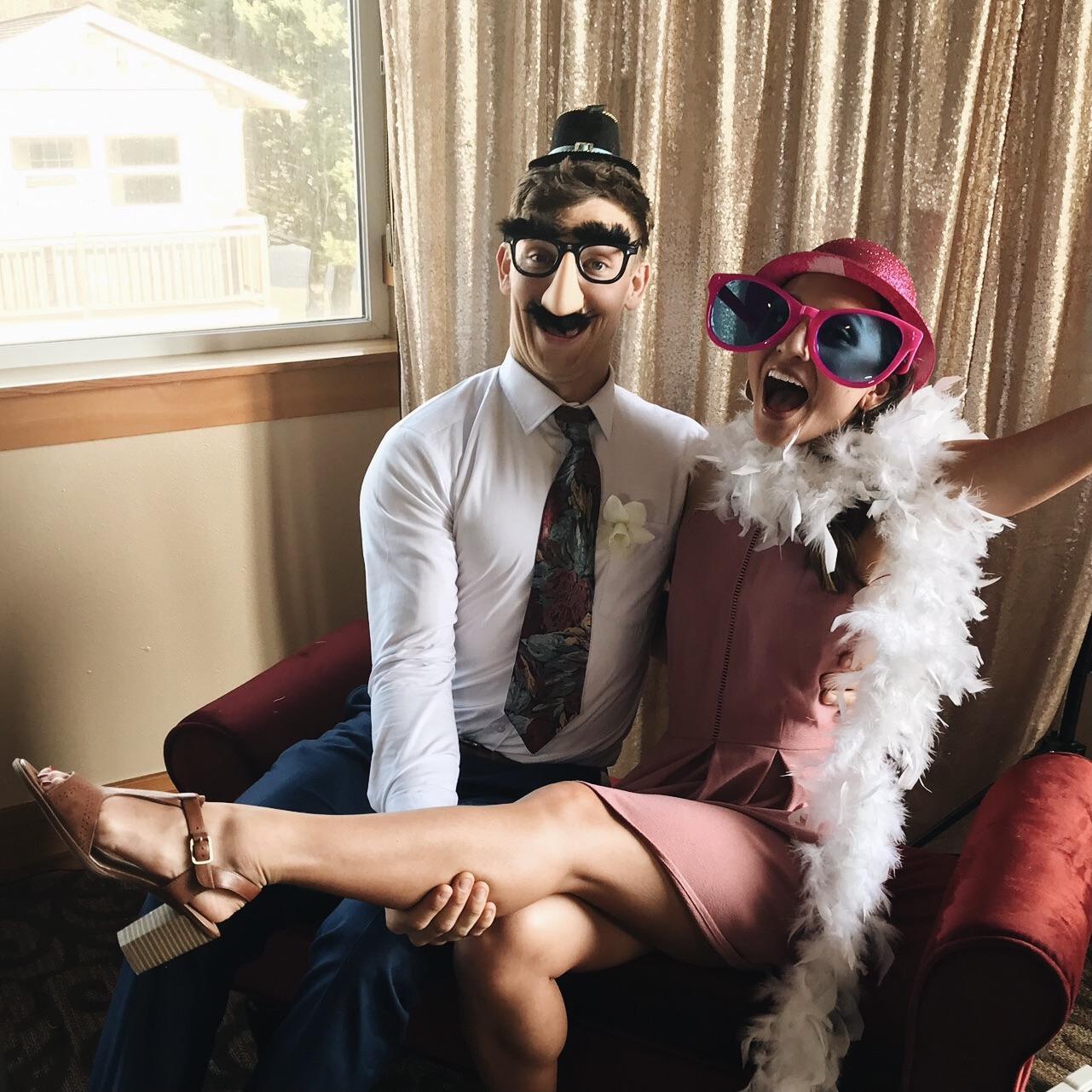 No one we'd rather be our silly selves with