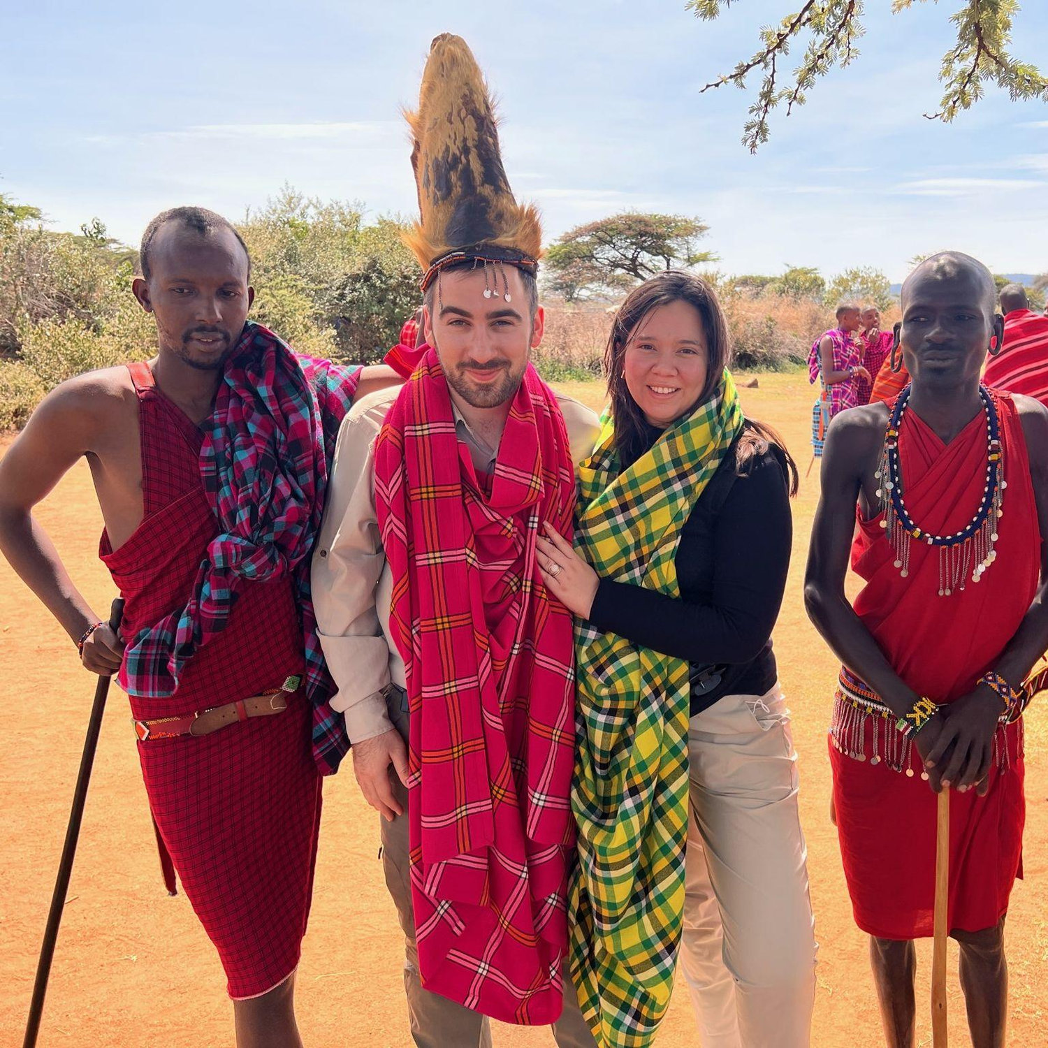 In the Massai, Mara in Kenya