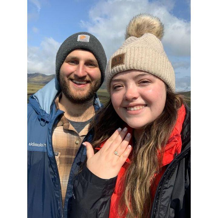 When we got engaged in Iceland
