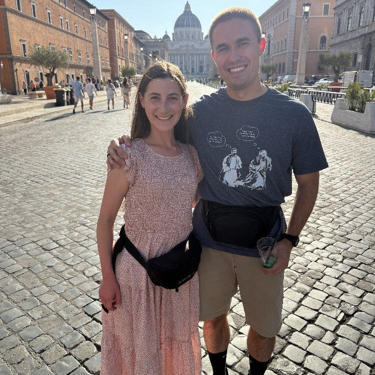 Team Fannypack near St. Peter's!