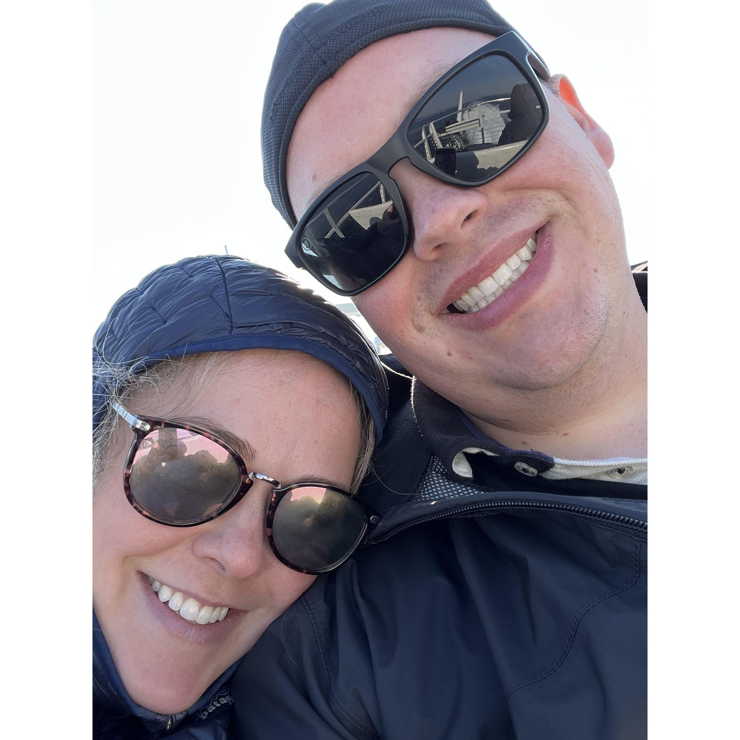 We first said "I love you" on this whale watch trip in Seattle WA.