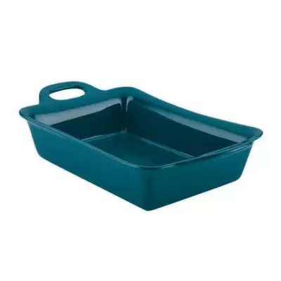 Rachael Ray™ Ceramics 9-Inch x 13-Inch Rectangular Baker in Teal
