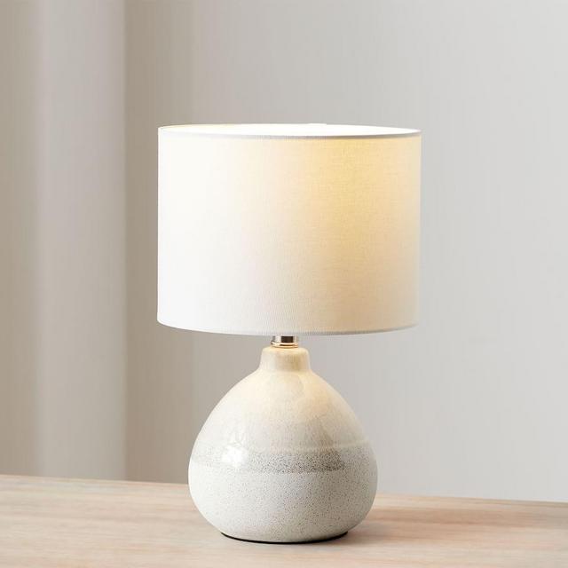 Calla Ceramic 15" Height Table Lamp, Natural