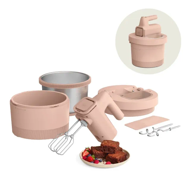 bella 3.5qt Hand and Stand Mixer Blossom