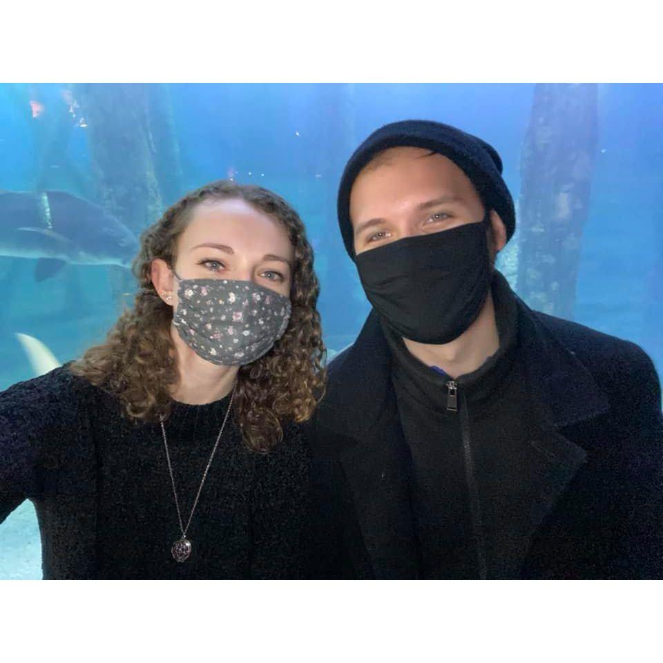 Amanda's birthday at the aquarium