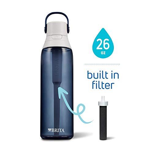 Brita Premium Filtering Water Bottle, 26 oz, Night Sky