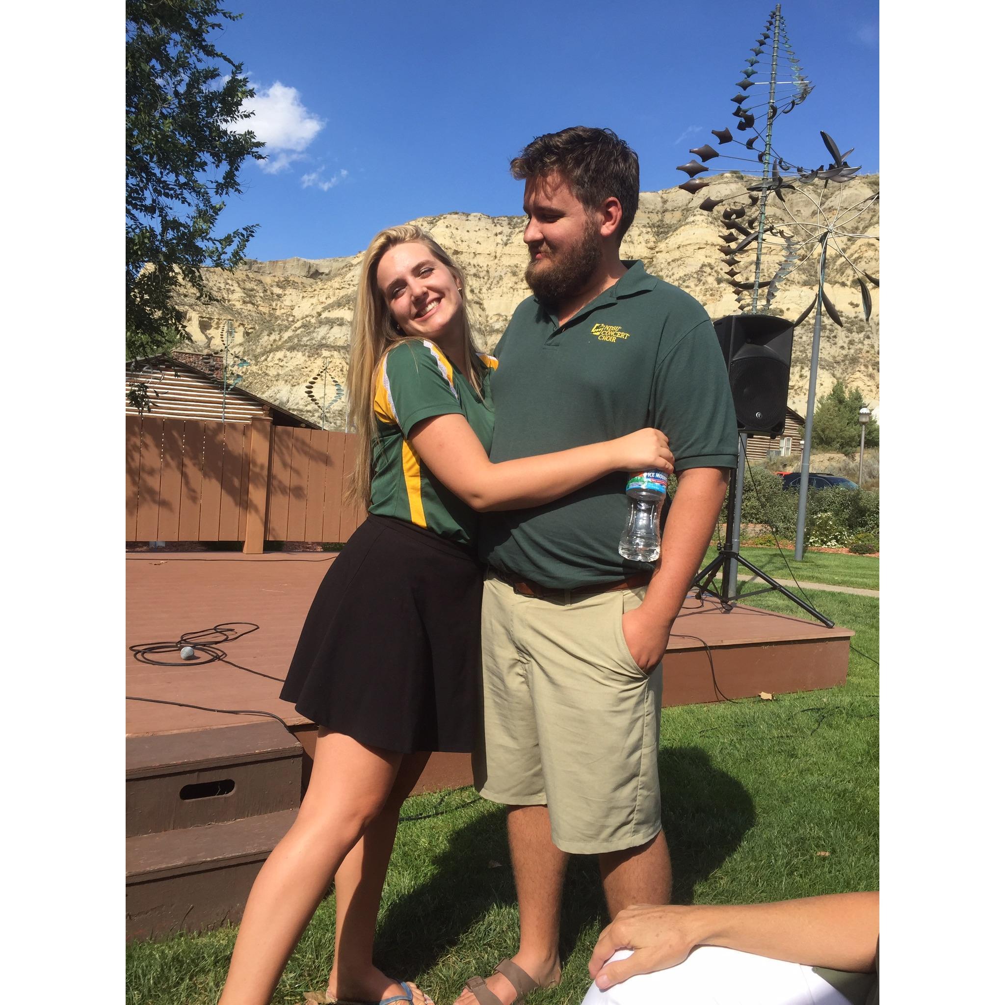 08.27..16 - BisonArts Singers performance at the Medora Musical! We spent a lot of time traveling and singing together, and Medora was always our favorite stop.