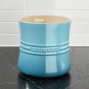 Le Creuset ® 2.75 Qt Carribean Blue Utensil Crock