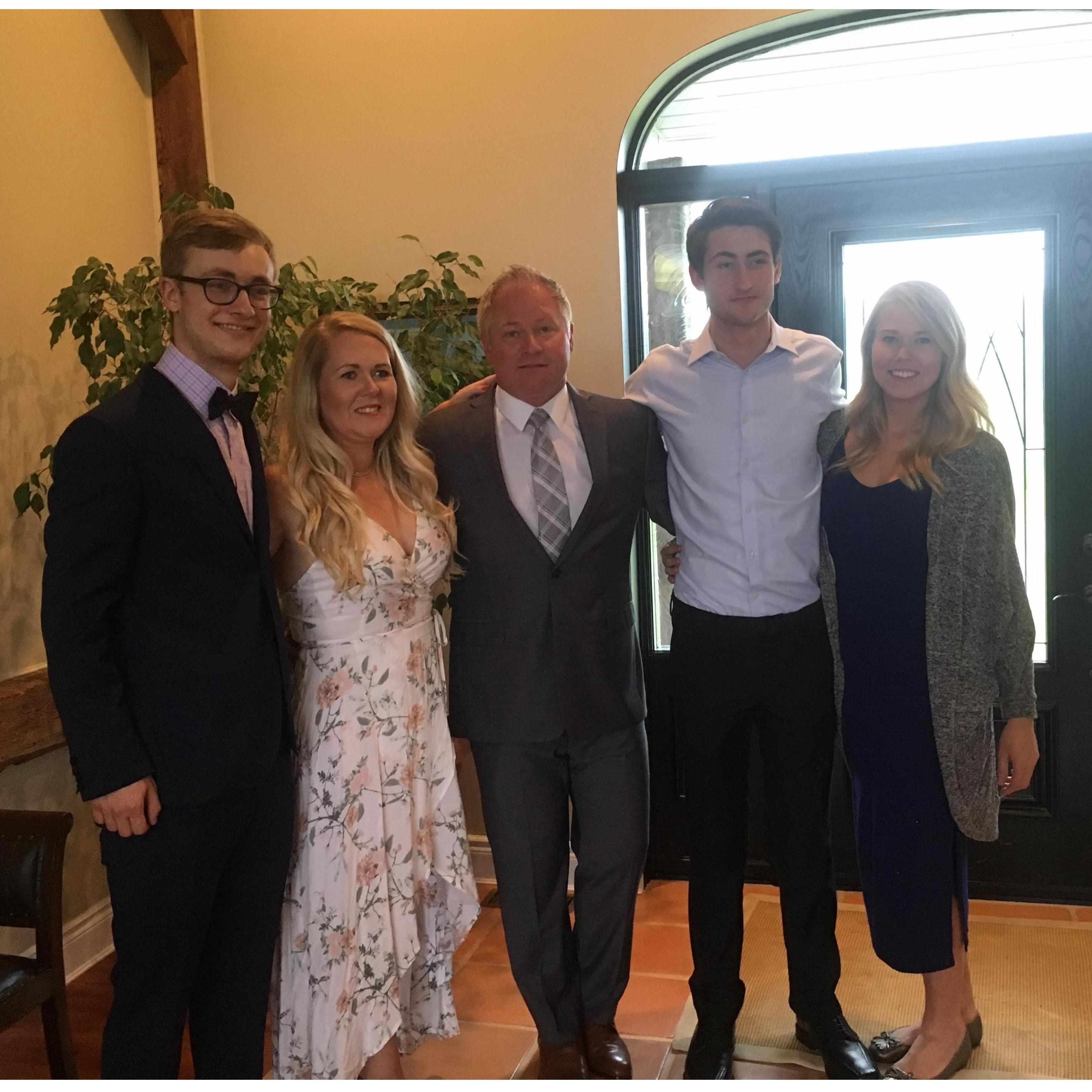 The boy's high school graduation - June 2017