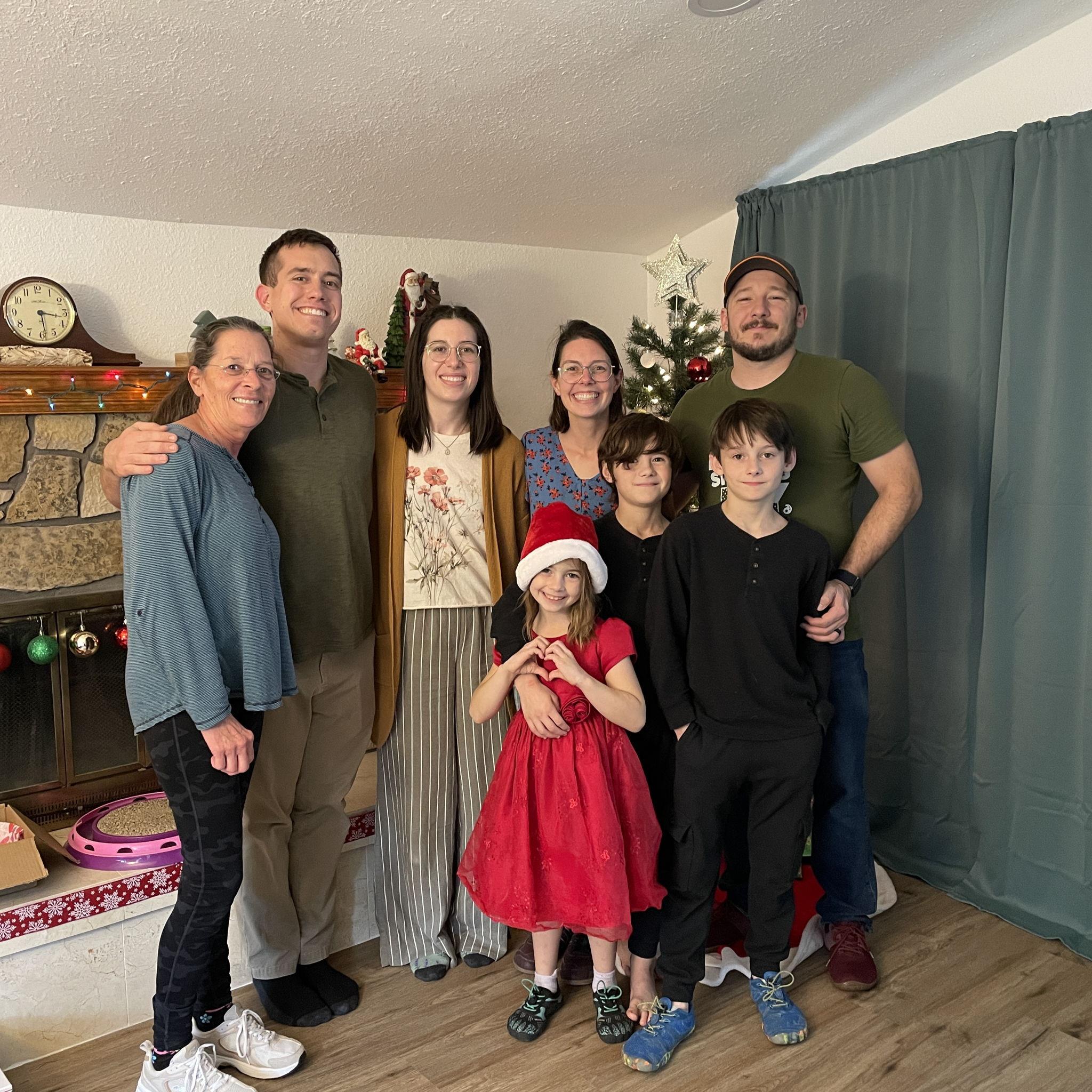 Christmas 2025 with Corban's family