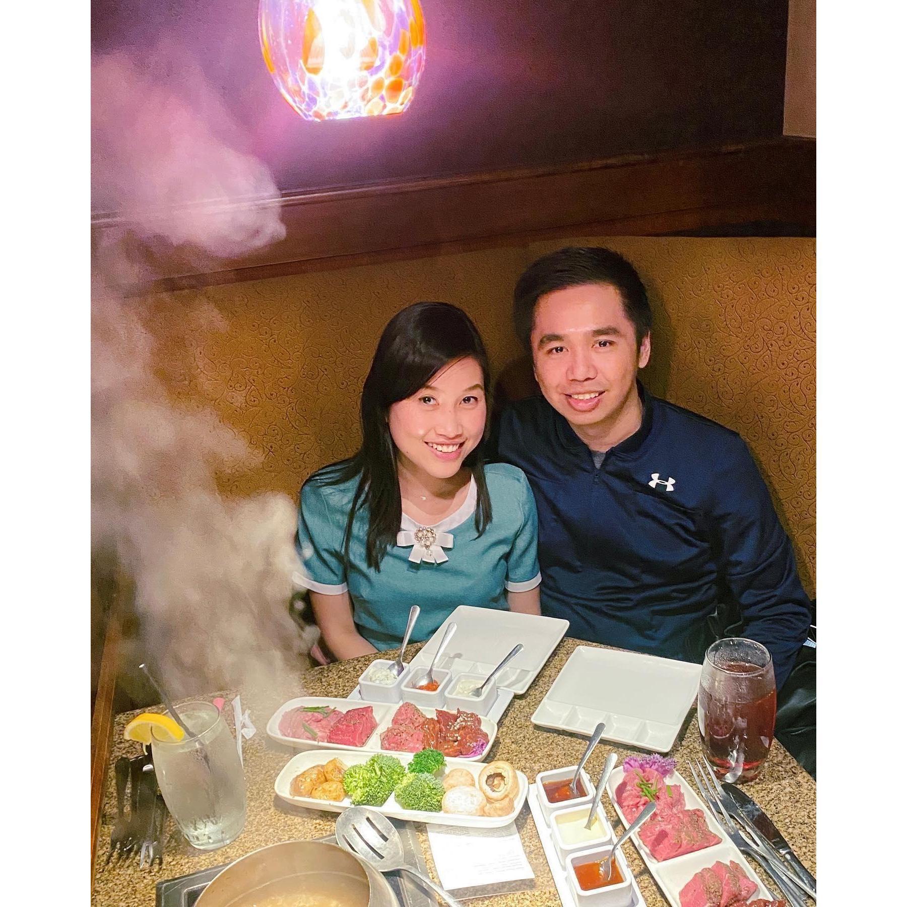 My "first" official date with my man <3