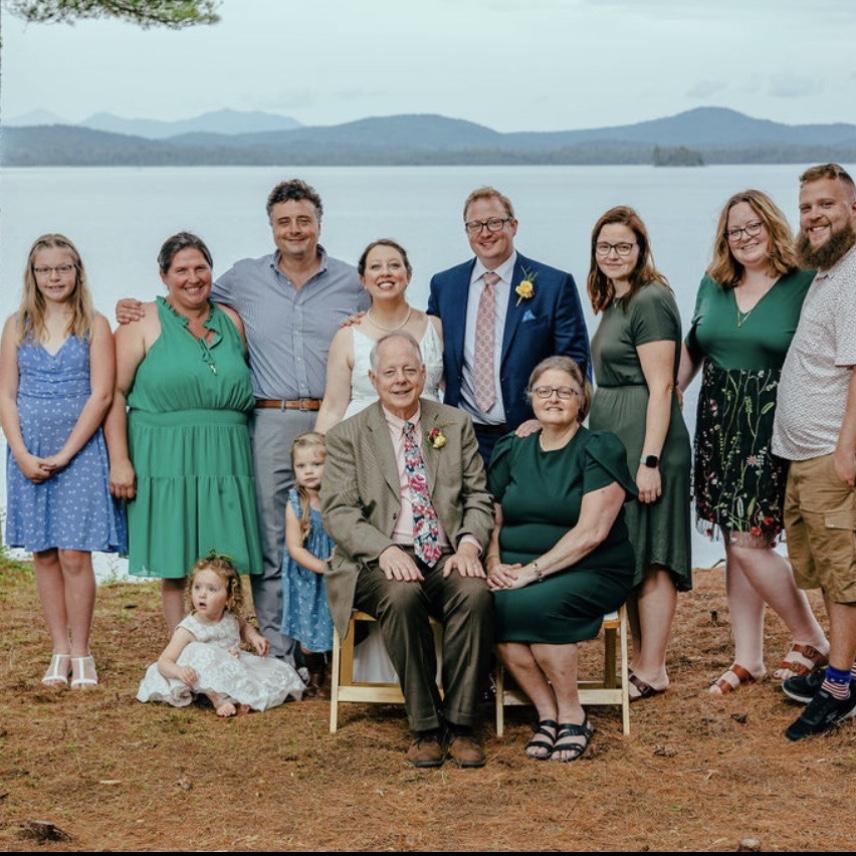 Fun Fact: Justin first met the entire Stevenson gang was at Dwight & Meg’s wedding in July 2021