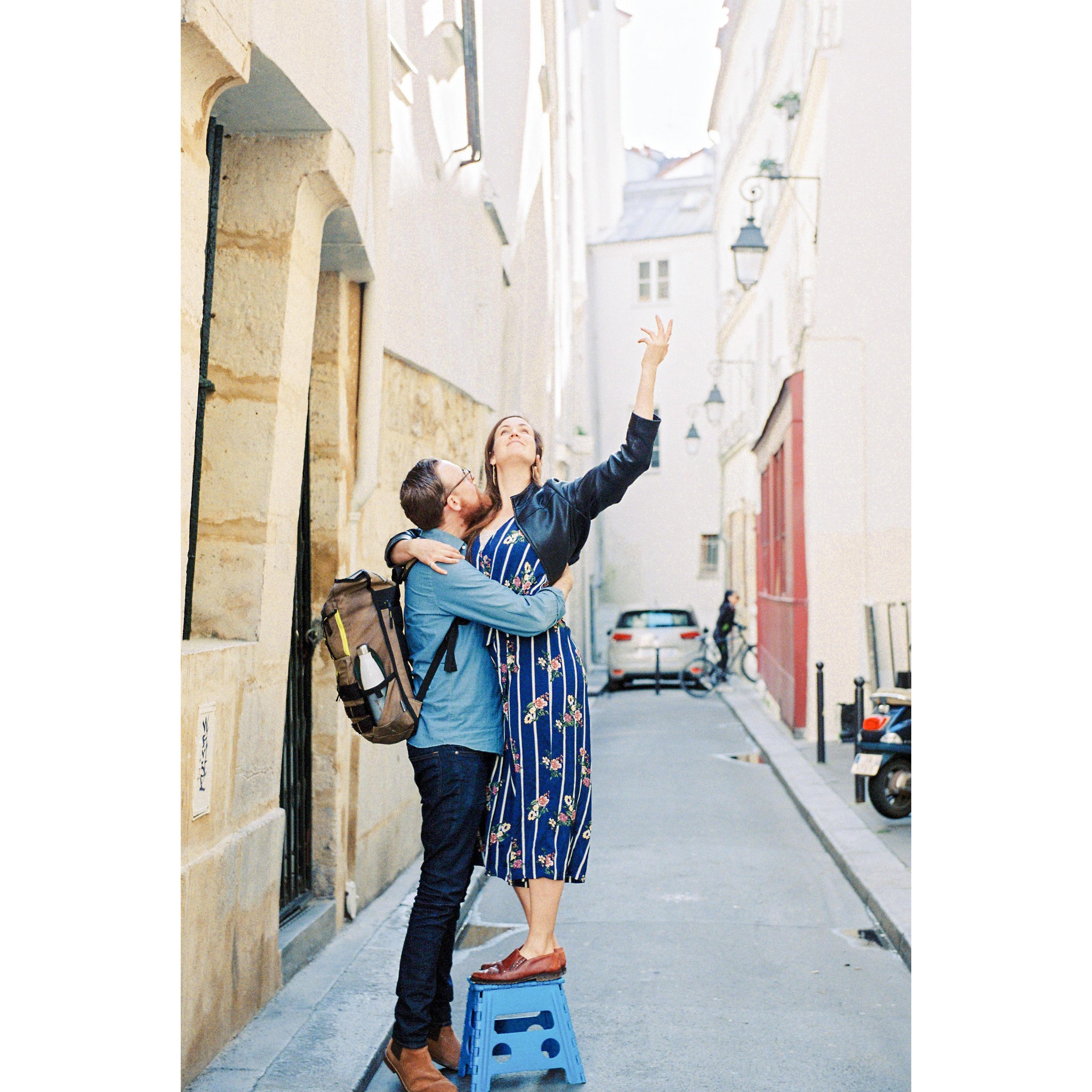 a photoshoot in Paris the eve of pandemic... film by Marissa Wu (our favorite)