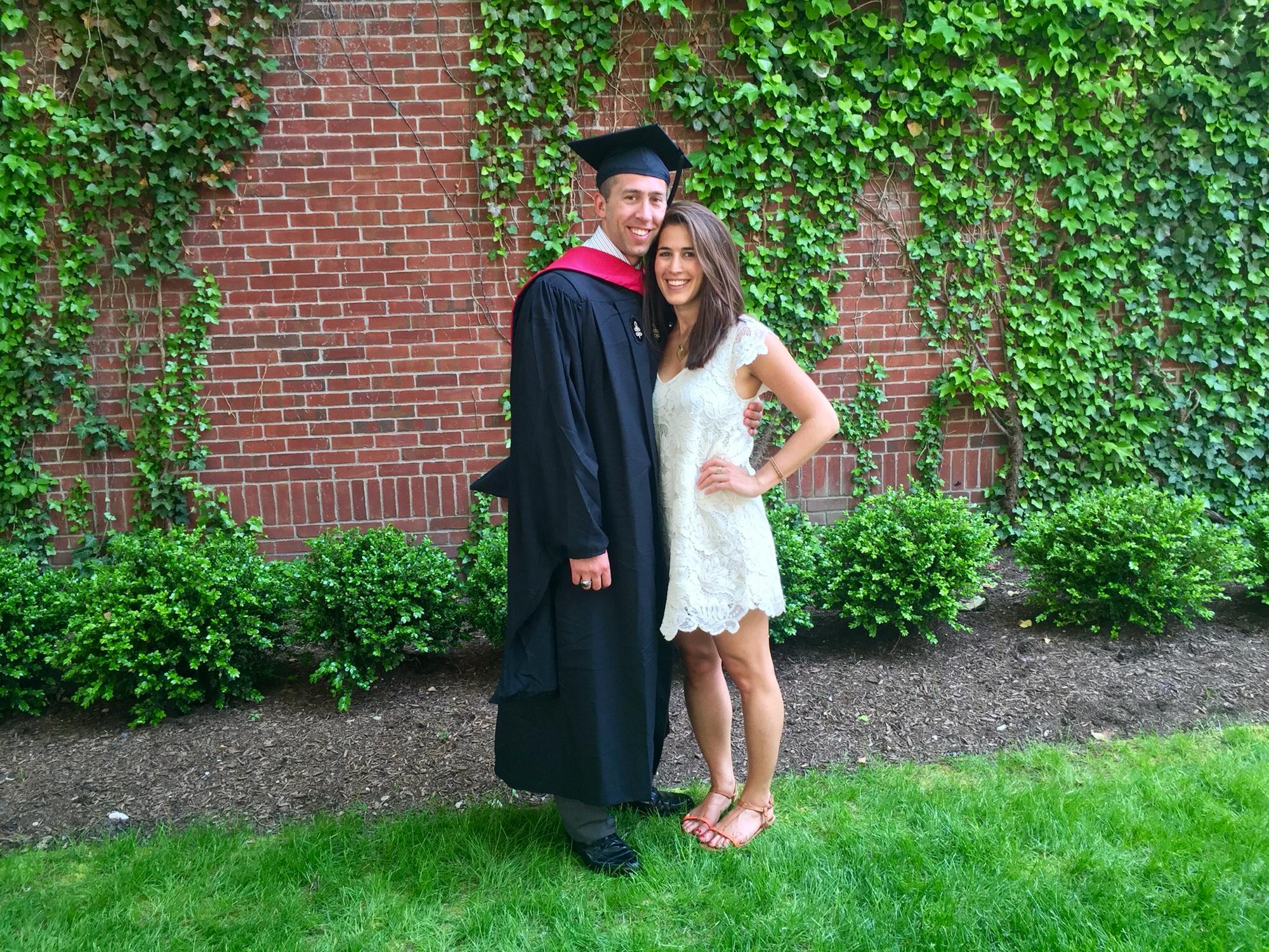 Alex's graduation from HBS