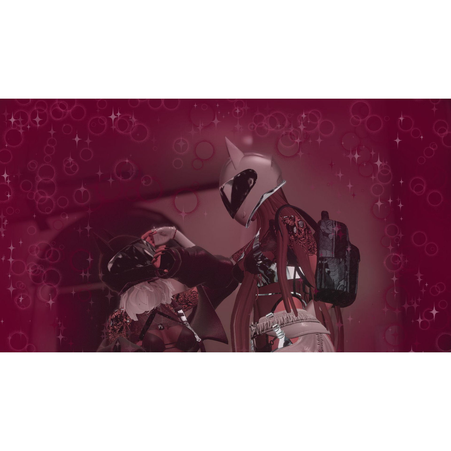 ce had it as her phone homescreen. IKaties Favortie VRChat photo of us, She has it as her laptop wallpaper. Sabrina once had it was her phone home screen. its what Katie originally made for.