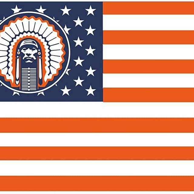 2But US Stars& Stripes Illinois Fighting Illini Chief Flag Banner 3x5 Feet