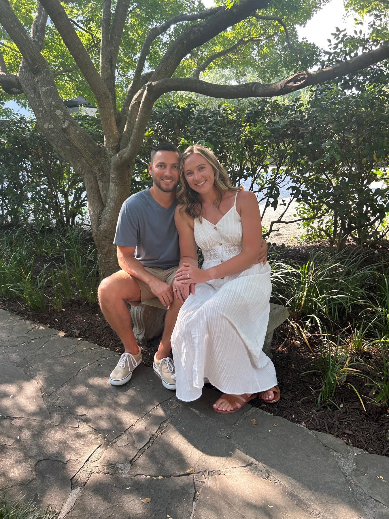 Engagement photo shoot in Charleston, SC.