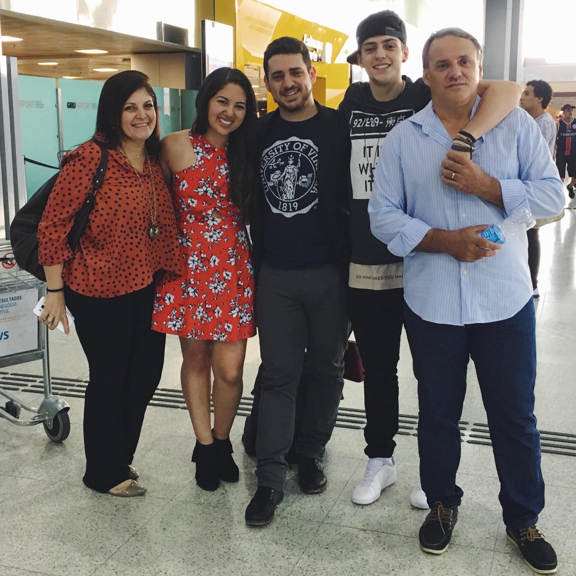 With Renan's family in Brazil! April 2017.